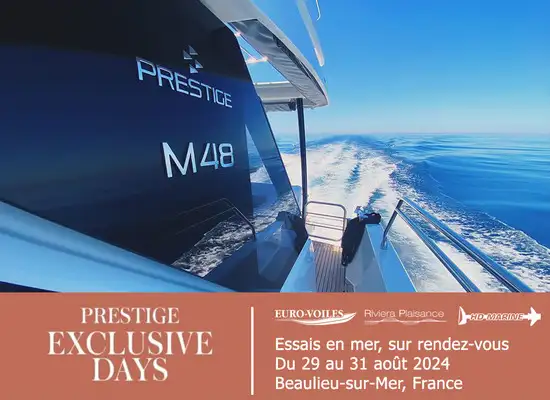 Essais Prestige Yachts Beaulieu 2024