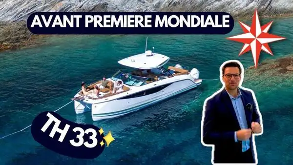 Nouveaut� TH 33 catamaran moteur visite vid�o   