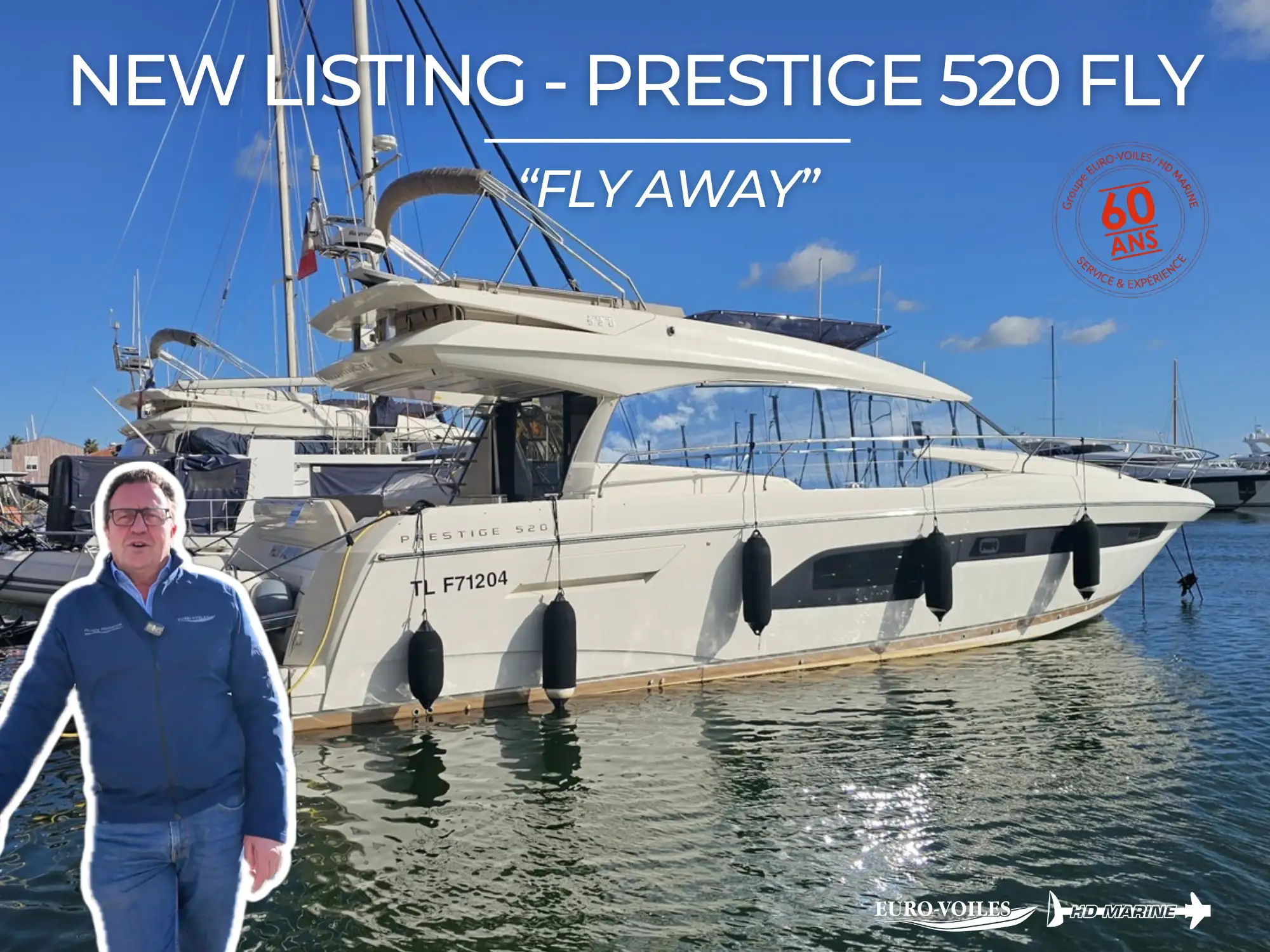 Nouvelle occasion dispo PRESTIGE 520 FLY 2018 - Visite � bord
