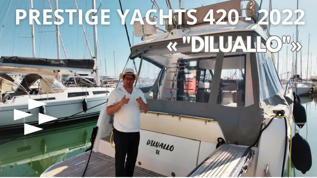 NEW - OCCASION PRESTIGE 420 FLY - VISITE A BORD