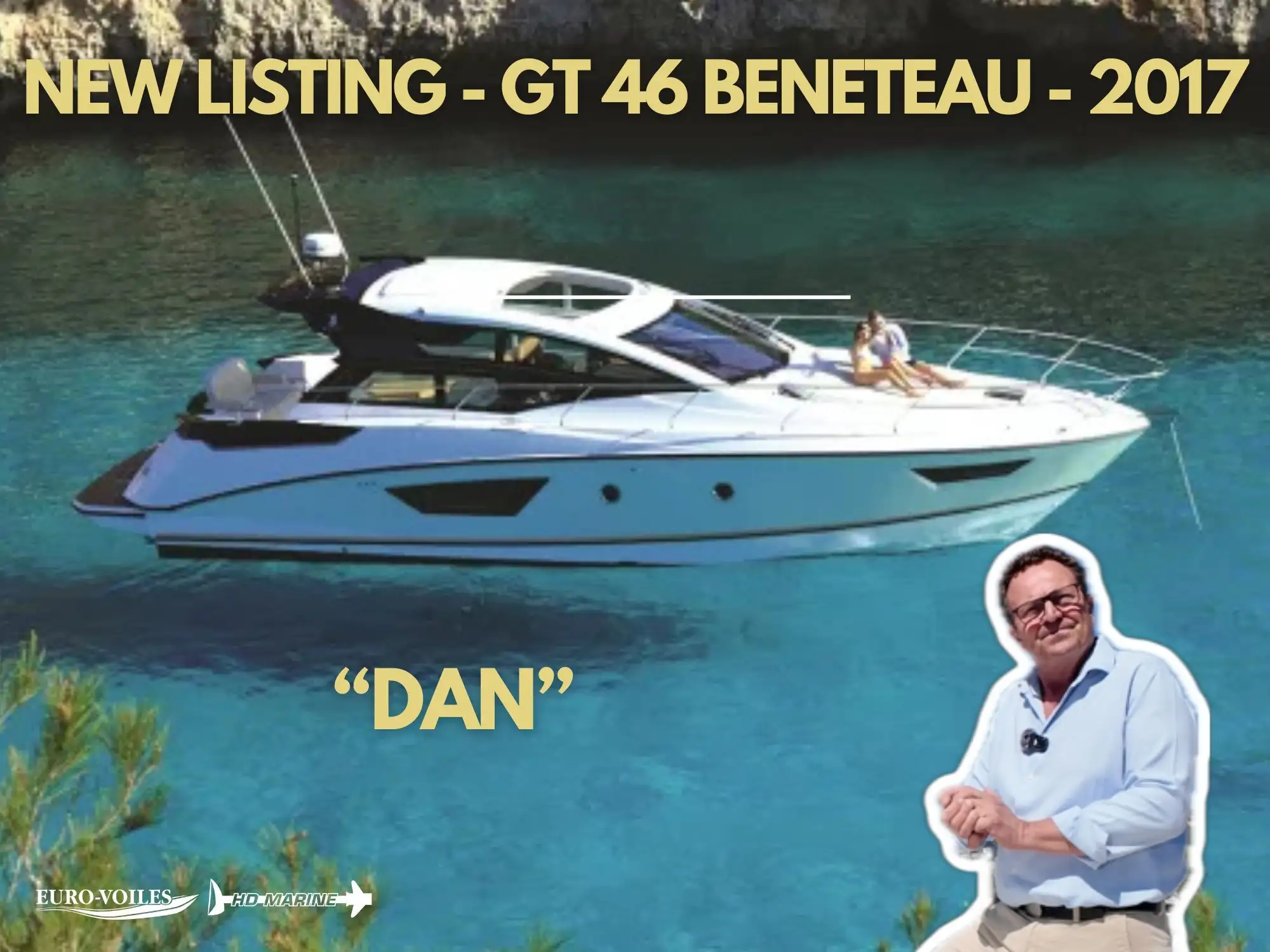 NEW LISTING - GRAN TURISMO 46 - VISITE A BORD