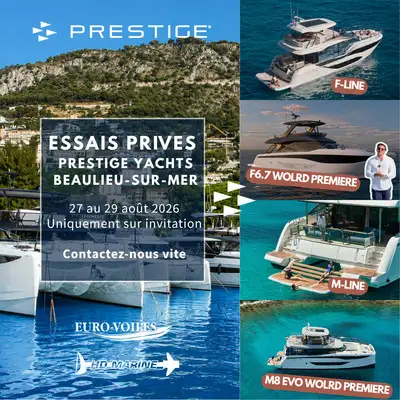 Essais Beaulieu PRESTIGE YACHTS 2026